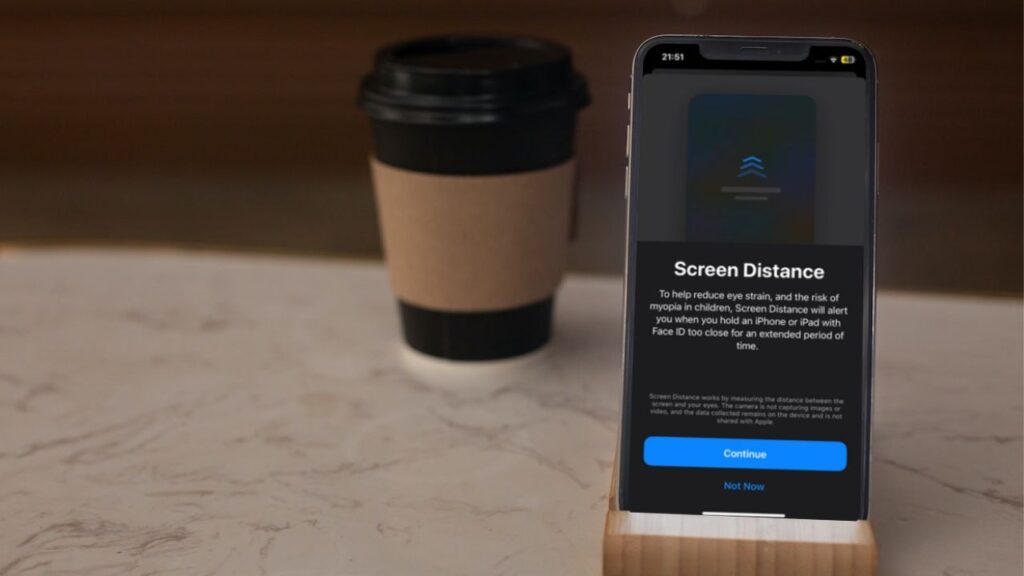 «Screen distance»: la nueva función de iPhone y iPad que puede atenuar el daño a tu vista.