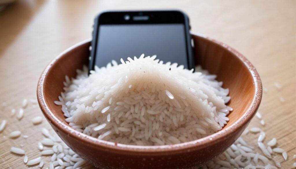 Apple desmiente el mito: No se recomienda el uso de arroz para teléfonos mojados