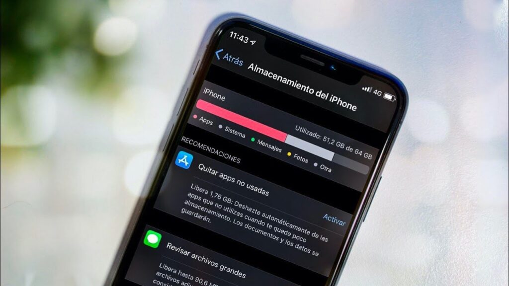 Cómo gestionar el almacenamiento en tu iPhone para obtener más espacio