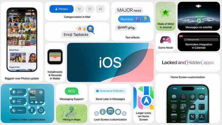 iOS 18 ya llegó: Conocé todas las novedades para tu iPhone